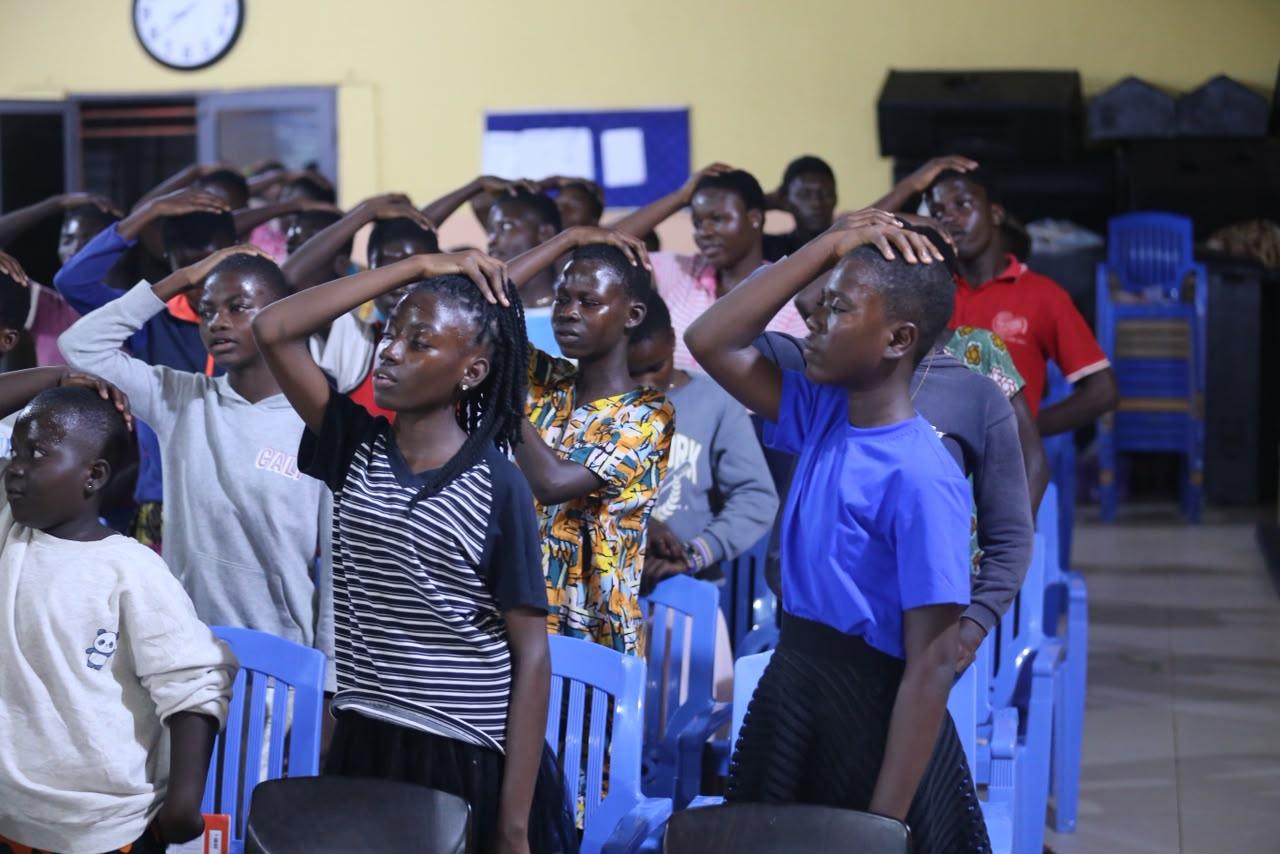 Members gathered for a church service at Life Palace Chapel
